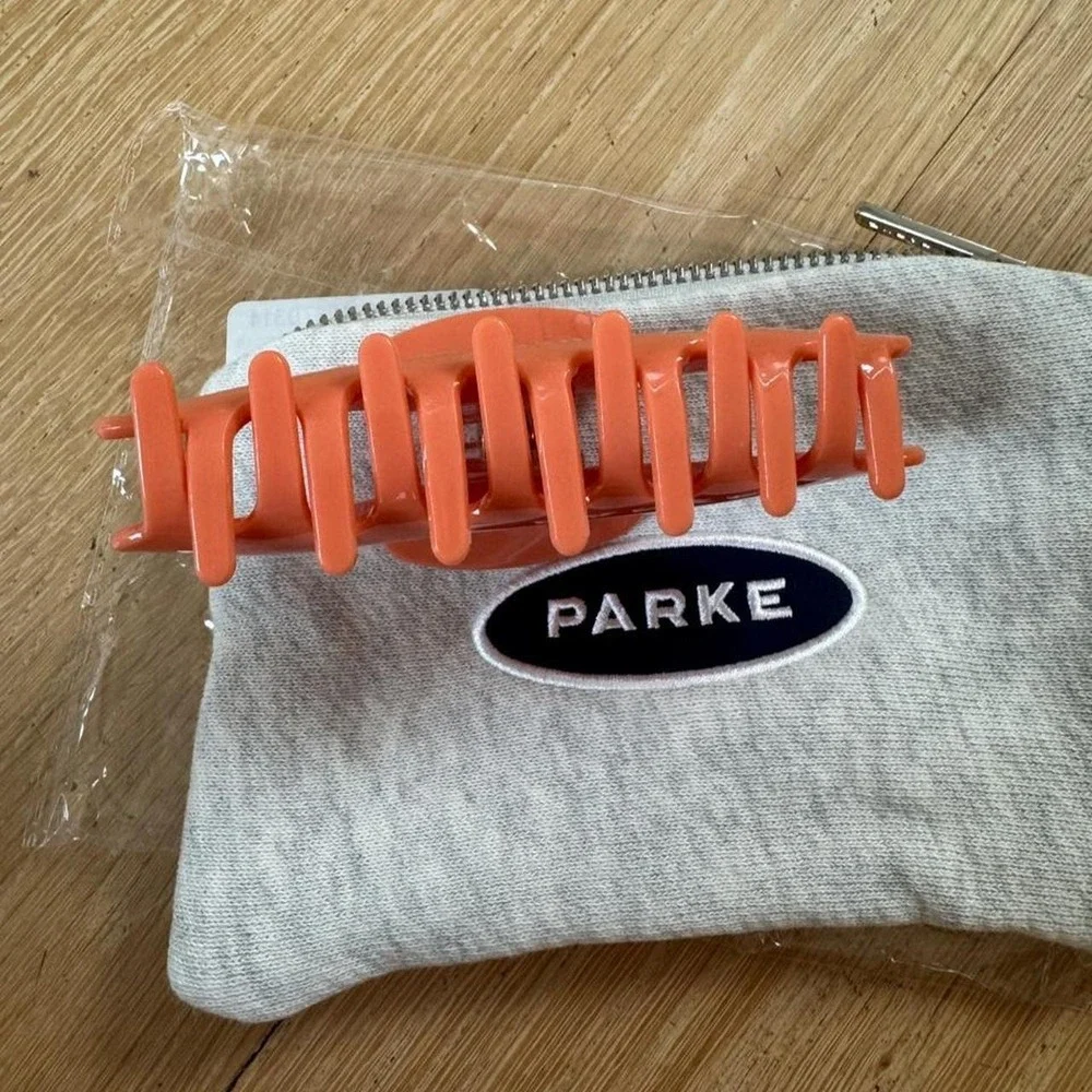 Parke Claw Clip Creamsicle Orange Hair Clip NEW In-Hand